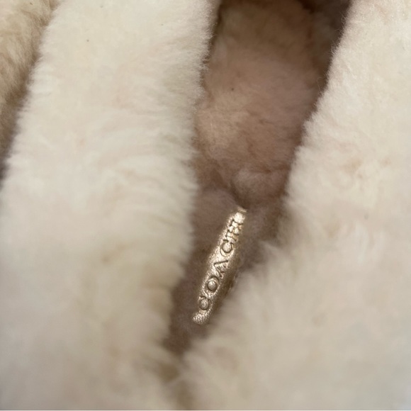 🎉2X HOST PICK🎉 Coach Fiona signature & leather shear line moccasin slippers - Picture 9 of 10